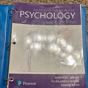 Pearson Psychology Textbook second edition